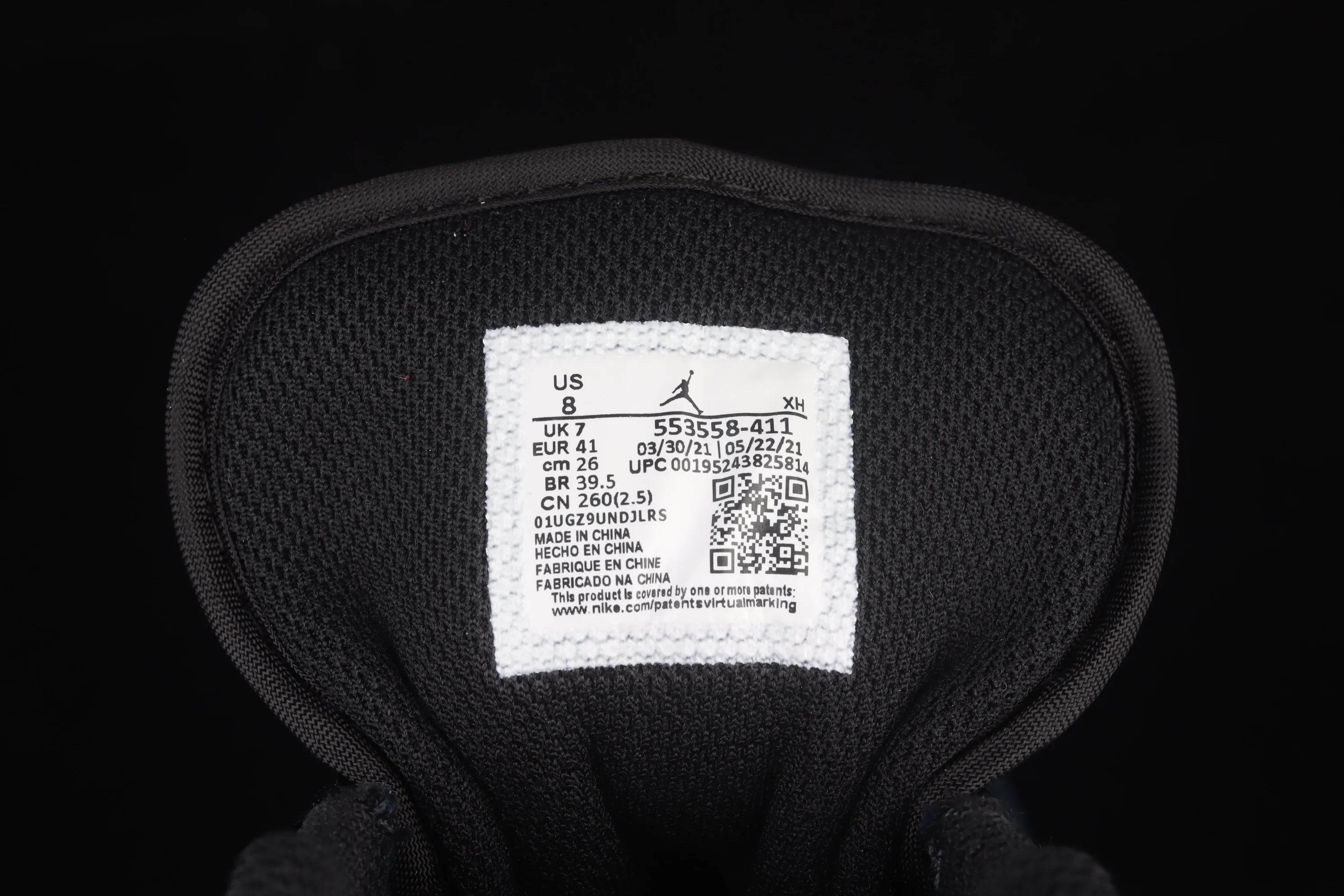 All categories Air Jordan Jordan series basketball shoes Air Jordan 1 Low G version pure original Air Jordan 1 Low "Dark Teal" AJ1 Qiao 1 Qinglan low-top cultural and leisure sports sneakers 553558-411